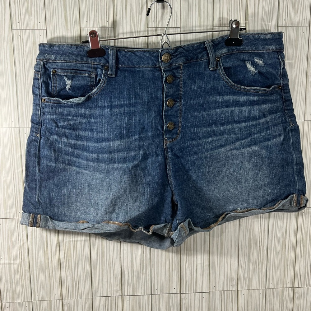 Time & Tru Jean Shorts